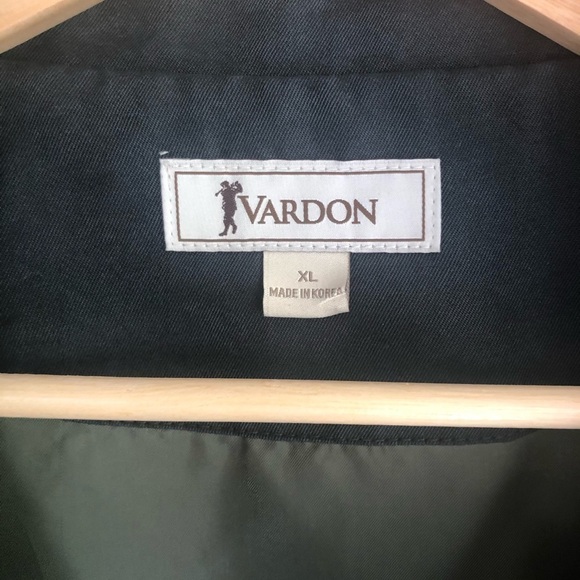 Vardon Golf Apparel Lightweight Olive Green Pullover Vest Men’s Size XL - Picture 8 of 10